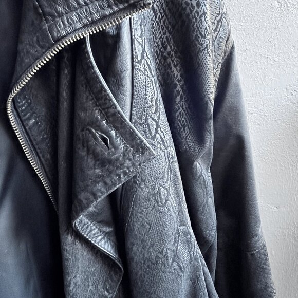 Snakeskin Leather Jacket (Super Dope ) - Picture 2 of 9